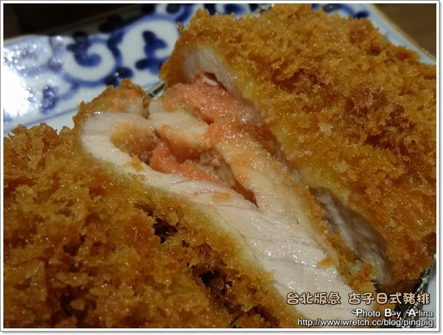 九州杏子日式豬排 明太子滿滿的炸豬排
