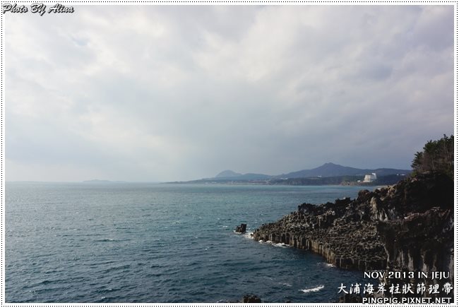 【濟州島景點】西歸浦 中文觀光區 大浦海岸柱狀節理帶火山岩