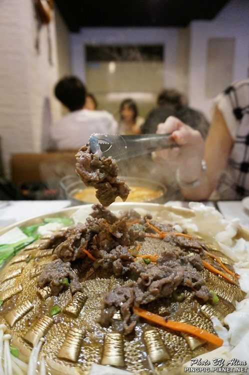 【台北美食】韓川館韓式銅盤烤肉, 雙人份套餐價格、份量划算