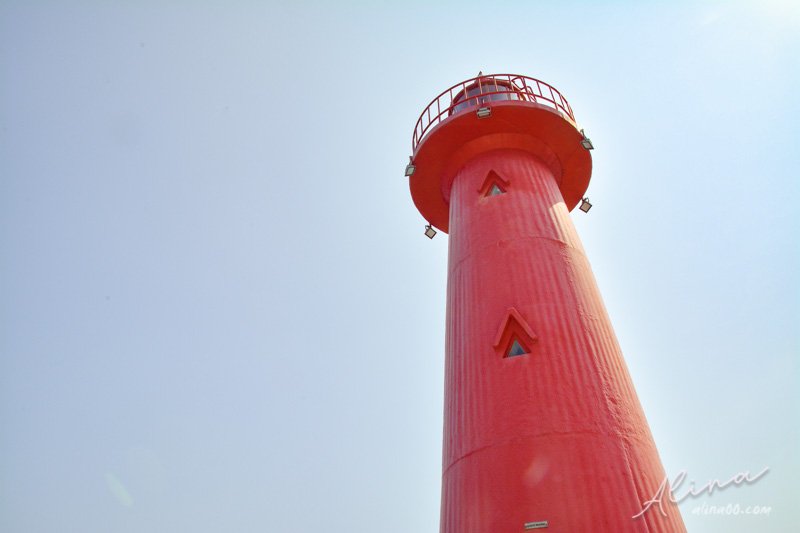青沙浦紅白燈塔