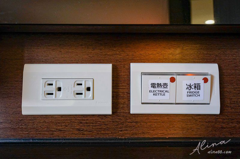 和田大飯店 客房燈光電源開關