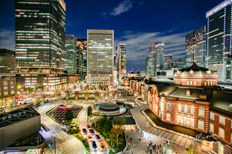 東京景點 Top3 東京車站夜景拍照推薦 浪漫都城之美 Alina 愛琳娜嗑美食瘋旅遊
