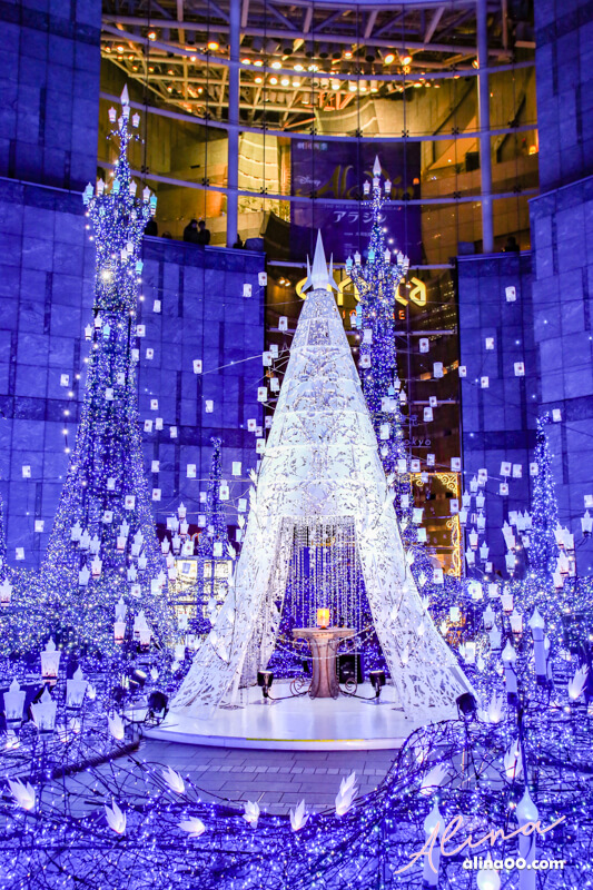 東京汐留聖誕點燈