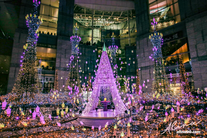 東京汐留 聖誕節點燈