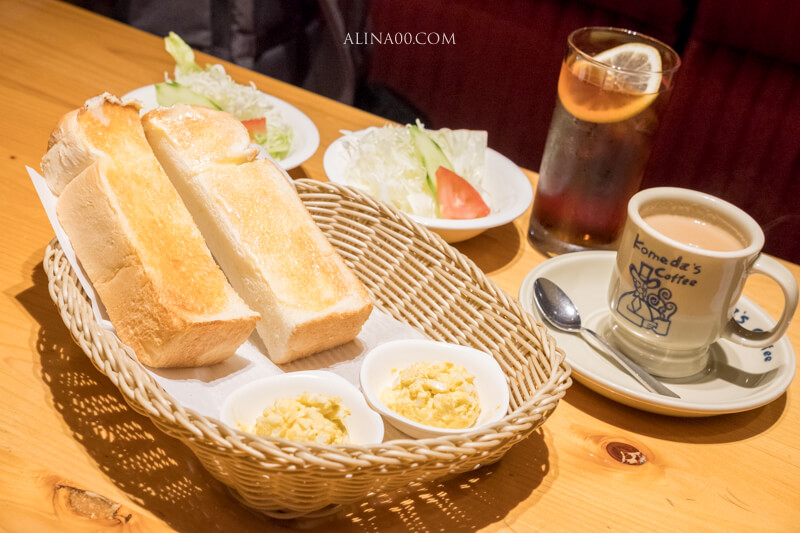 【名古屋美食】コメダ珈琲店 名古屋榮｜吃早餐買咖啡送奶油吐司