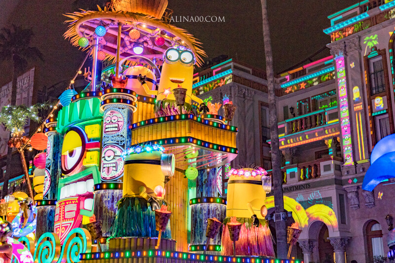 【大阪景點】日本 環球影城夜間遊行-特別觀賞區位置絕佳！