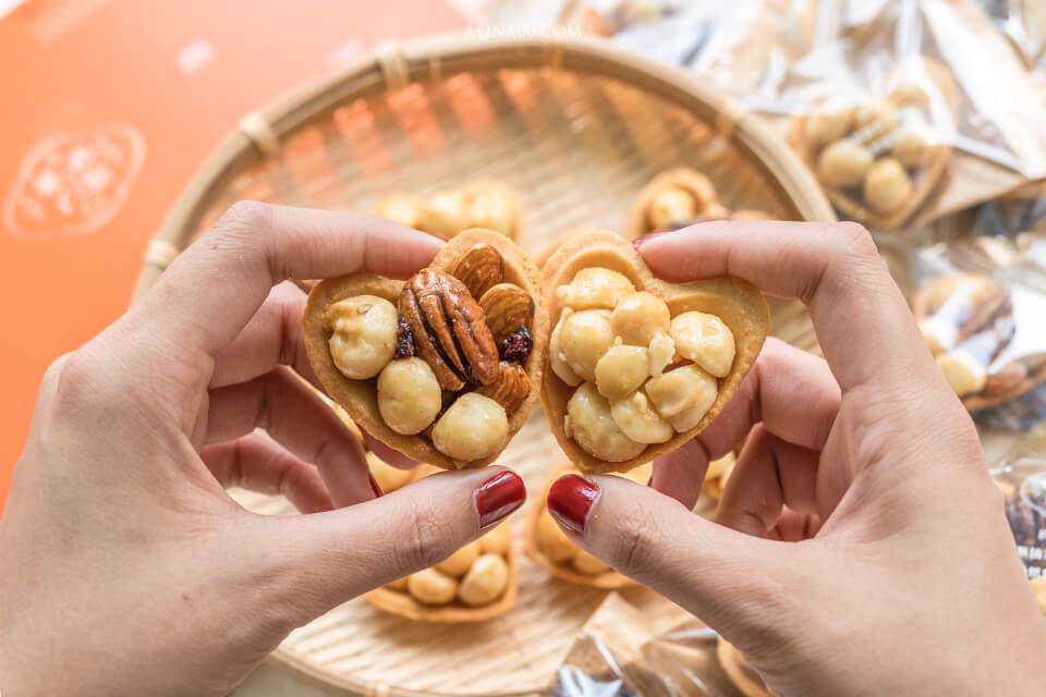 鴻鼎菓子 愛心堅果塔