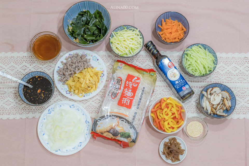 日正食品 韓式雜菜冬粉食譜