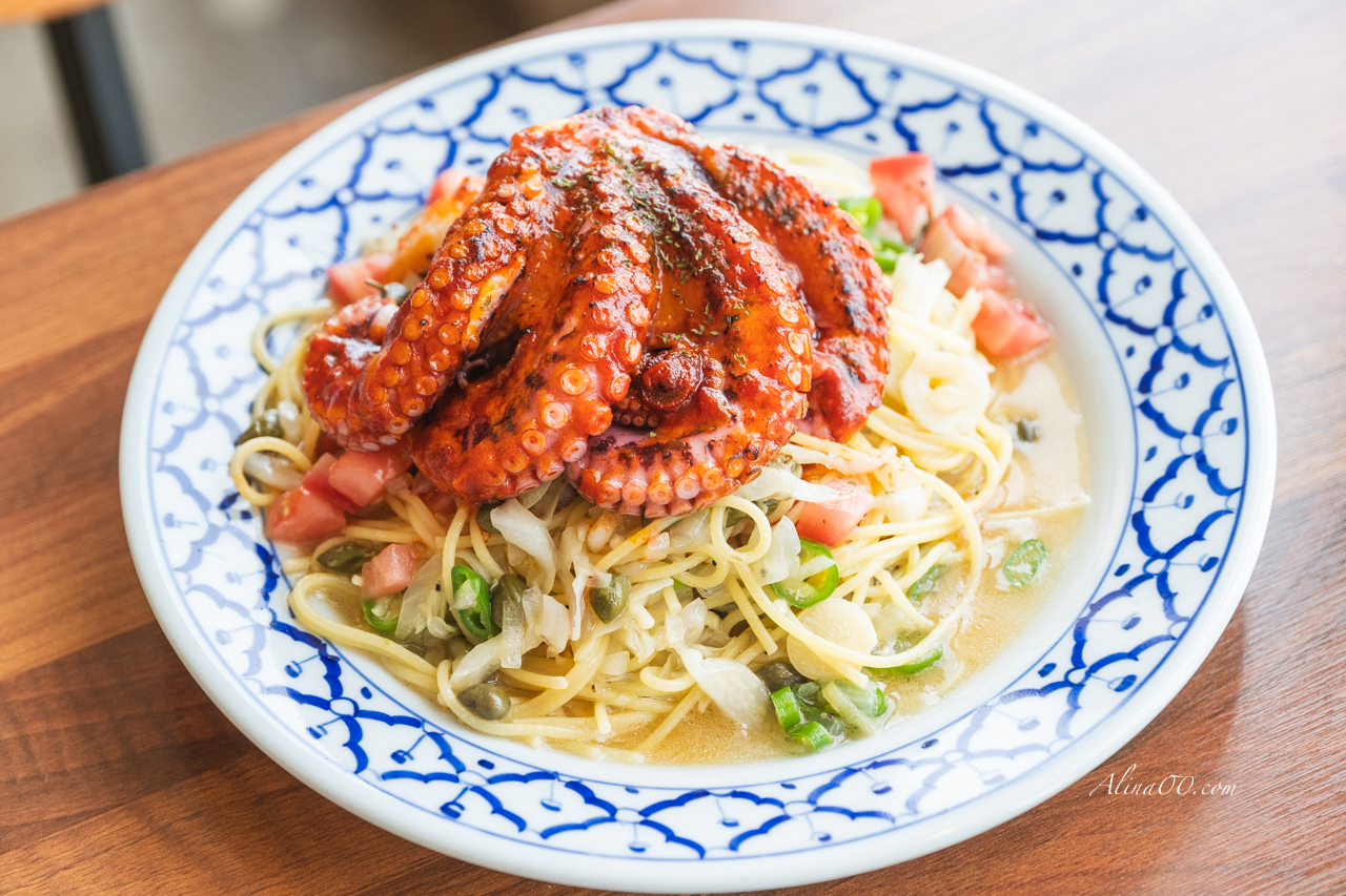【濟州島美食】월정리 이런날엔 章魚義大利麵/巨浮誇好吃的海景餐廳