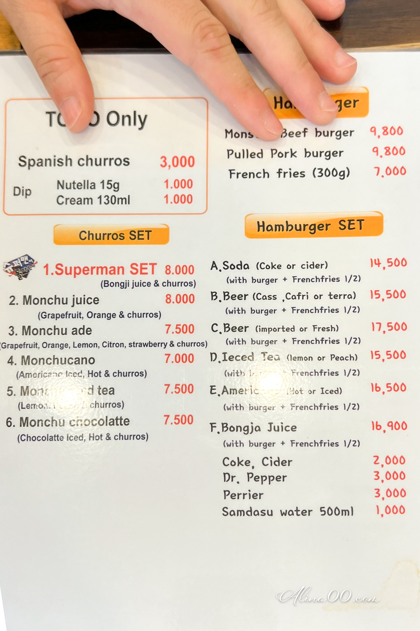 菜單價格