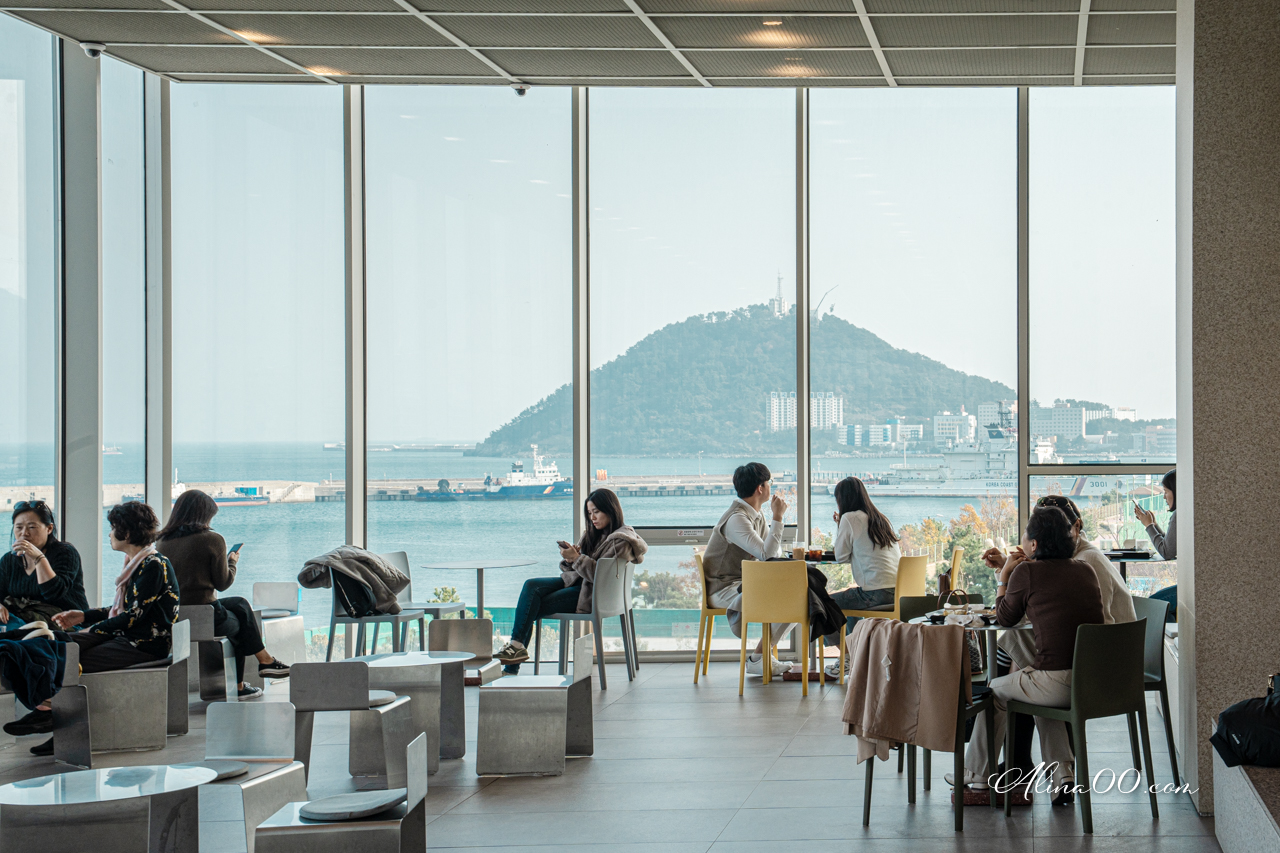【釜山咖啡館】P.ARK 海景咖啡廳｜影島區大空間享受海港景觀